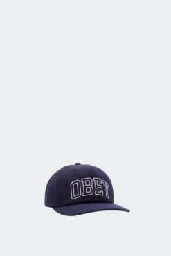 ACADEMY 6 PANEL(Obey Equipment Academy 6 Panel Classic Snapback_navy)