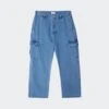 BIGWIG CARGO DENIM(Obey Mens Big Wig Cargo Denim Pants_stone Wash)