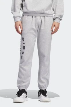 SELECT FLEECE PANTS(Adidas Mens Select Fleece Pants_medium Grey Heather Black)