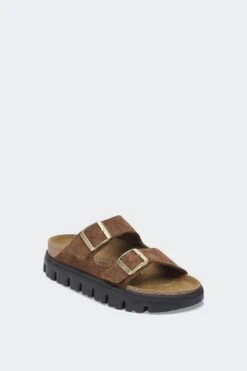ARIZONA CHUNKY (N)(Birkenstock Unisex Arizona Chunky_dark Tea Suede)