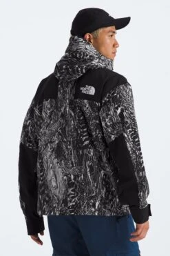 The North Face GTX MOUNTAIN JACKET(Northface Mens Gtx Mountain Jacket_tnf Black Wood Snake Print Tnf Black) -Sporty Fashion Untitled 2 0014 NF0A831M8R5 BACK