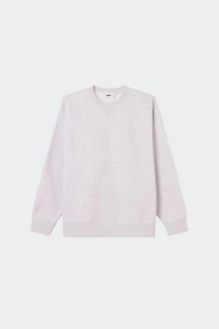 ESTABLISHED WORKS BOLD CREW(Obey Mens Established Works Bold Crew_ash Grey)