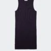 RIB KNIT DRESS(Obey Womens Rib Knit Dress_anthracite)