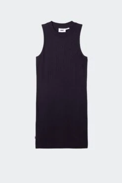 RIB KNIT DRESS(Obey Womens Rib Knit Dress_anthracite)