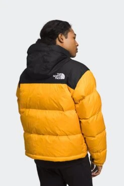 The North Face RETRO NUPTSE JACKET(Northface Mens Retro Nuptse_summit Gold Tnf Black) -Sporty Fashion Web Template apparel 0039 Layer 16
