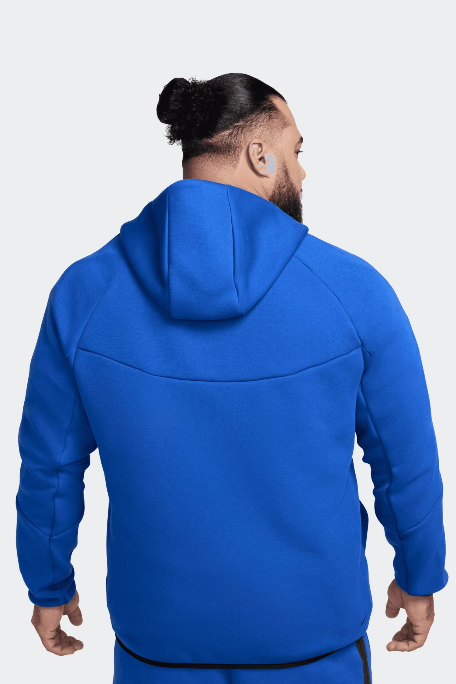 NSW TECH FLEECE FULL-ZIP HOODIE(Nike Mens Tech Fleece Full Zip Hoodie Hv0949_game Royal Black) 4 NSW TECH FLEECE FULL-ZIP HOODIE(Nike Mens Tech Fleece Full Zip Hoodie Hv0949_game Royal Black) - Image 2