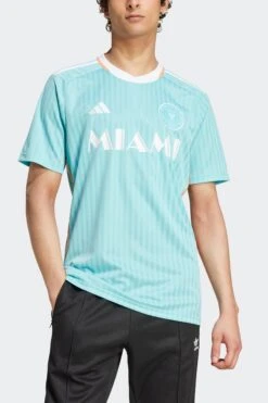 INTER MIAMI JERSEY(Adidas Mens Inter Miami Jersey_easy Mint) -Sporty Fashion aaaadidas 0013 JJ1449 5 APPAREL OnModel FrontView transparent