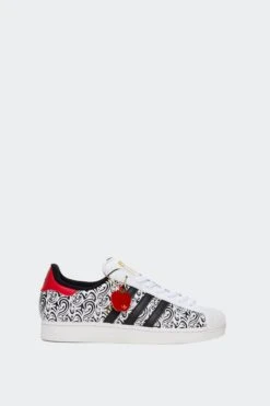 SUPERSTAR II(Adidas Unisex Superstar Ii_footwear White Better Scarlet Crew Green)