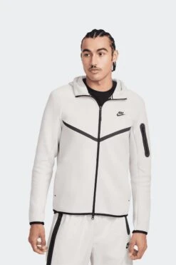 NSW TECH FLEECE FULL-ZIP HOODIE(Nike Mens Tech Fleece Full Zip Hoodie Hv0949_lt Orewood Brn Black)