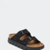 ARIZONA CHUNKY (N)(Birkenstock Unisex Arizona Chunky_black Suede)