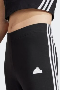 W 3 STRIPE LEGGING(Adidas Womens Fi 3s Legging_black) -Sporty Fashion adidas pants 0014 IP1570 6 APPAREL OnModel DetailView1 transparent