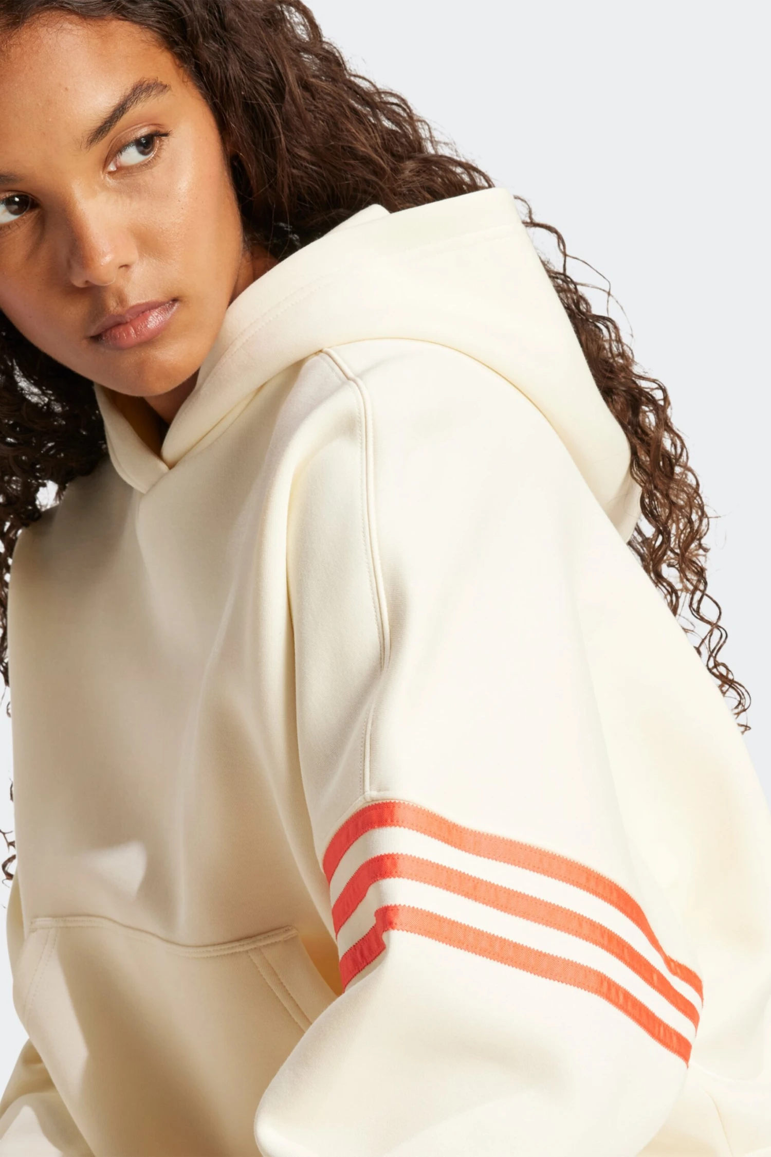 W NEUCL HOODIE(Adidas Womens Neucl Hoodie_beige) 5 W NEUCL HOODIE(Adidas Womens Neucl Hoodie_beige) - Image 3