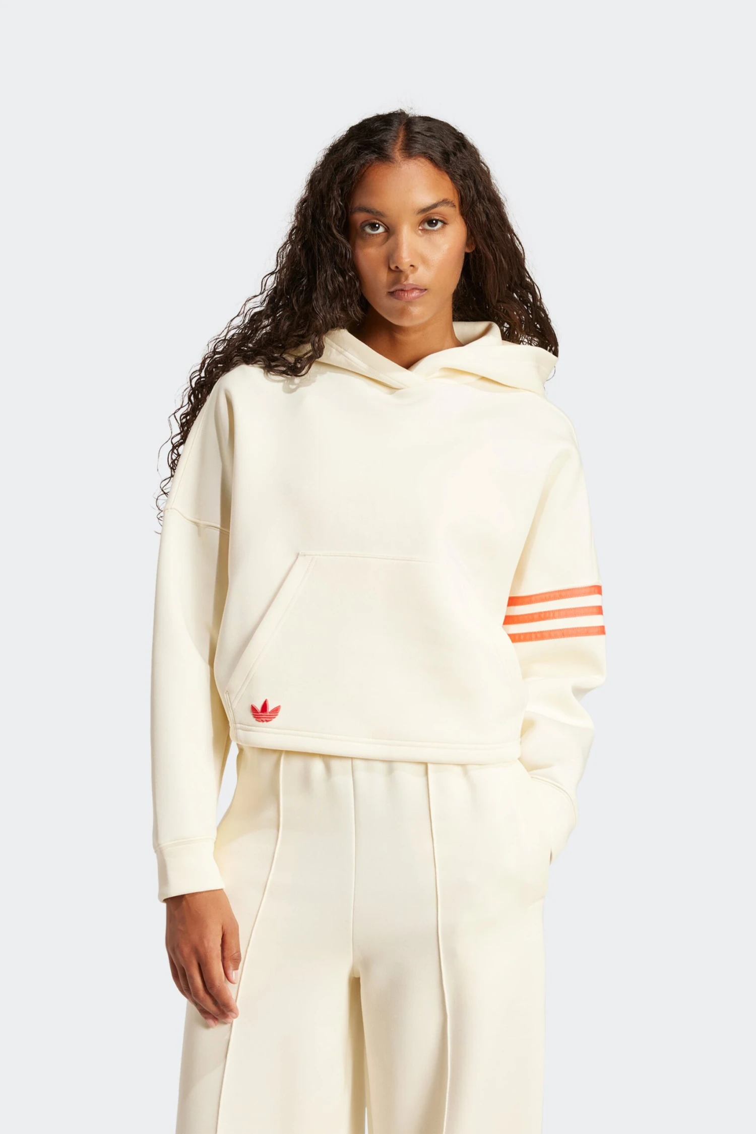 W NEUCL HOODIE(Adidas Womens Neucl Hoodie_beige) 3 W NEUCL HOODIE(Adidas Womens Neucl Hoodie_beige)