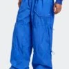 W MOON BOOT PARACHUTE PANTS(Adidas Womens Moon Boot Parachute Pants_blue) -Sporty Fashion adidasxmoonboot 0008 IY8047 3 APPAREL OnModel StandardView transparent