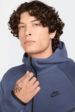 NSW TECH FLEECE FULL-ZIP HOODIE(Nike Mens Tech Hv0949_thunder Blue Diffused Blue Black) -Sporty Fashion anike 0044 AURORA HV0949 437 PHSYM001 2000