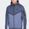NSW TECH FLEECE FULL-ZIP HOODIE(Nike Mens Tech Hv0949_thunder Blue Diffused Blue Black) -Sporty Fashion anike 0045 AURORA HV0949 437 PHSFM001 2000
