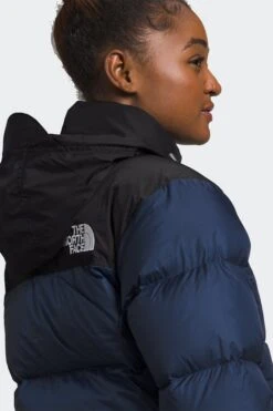 The North Face W NUPTSE SHORT(Northface Womens Retro Nuptse Short_summit Navy) -Sporty Fashion coats 0005 Screenshot2024 10 07at11.37.56AM
