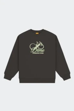 CURSIVE POWER CREWNECK(Dime Mens Cursive Power Crewneck_vintage Black)