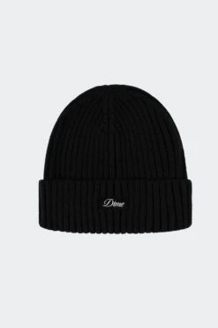 CURSIVE FOLD BEANIE(Dime Equipment Cursive Fold Beanie_black)