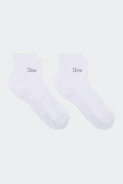 CLASSIC 2 PACK SOCKS(Dime Equipment Classic 2 Pack Socks 2024_white)