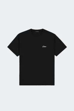 CURSIVE SMALL LOGO TEE(Dime Mens Cursive Small Logo Tee_black)