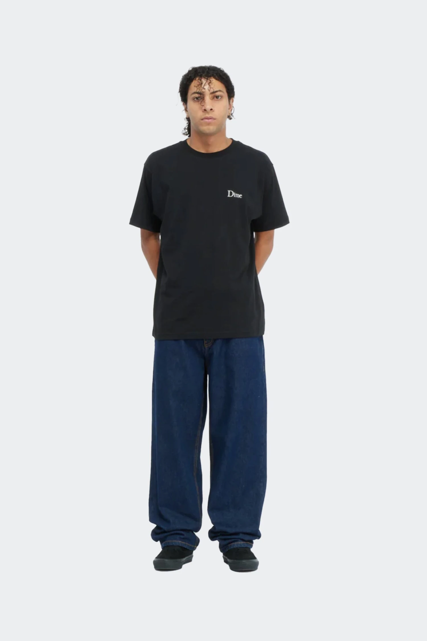 CLASSIC SMALL LOGO T-SHIRT(Dime Mens Classic Small Logo T Shirt_black) 5 CLASSIC SMALL LOGO T-SHIRT(Dime Mens Classic Small Logo T Shirt_black) - Image 3