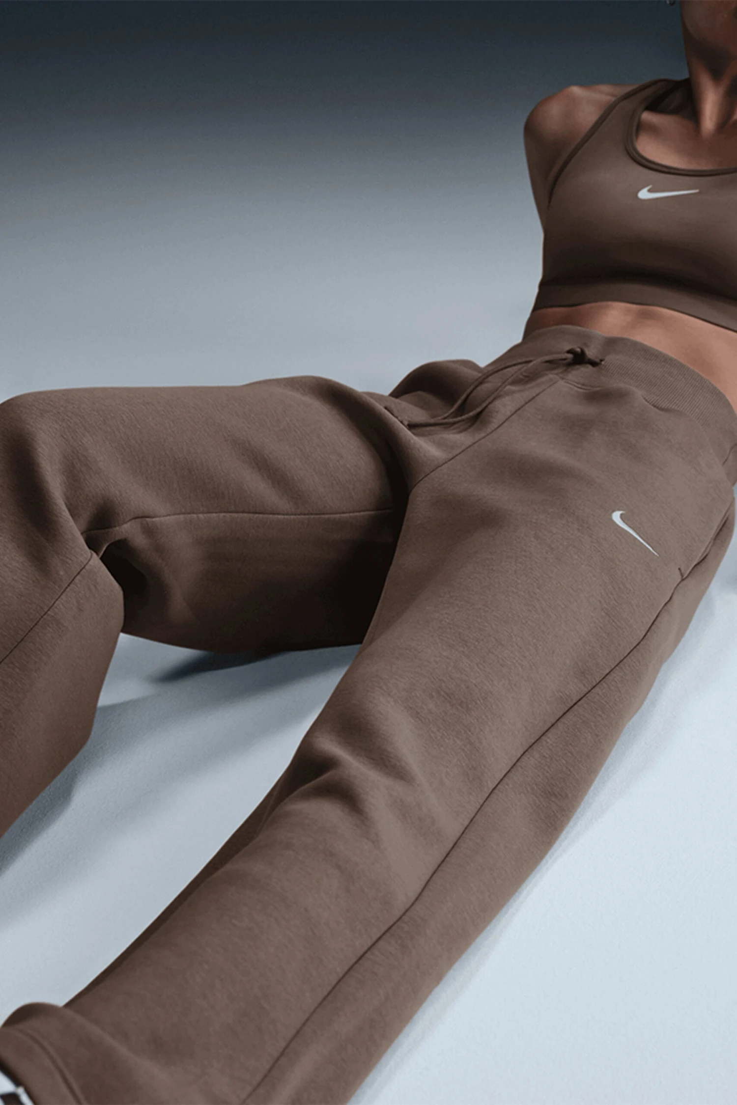 W NSW PHOENIX FLEECE WIDE LEG SWEATPANTS(Nike Womens Nsw Phoenix Fleece Dq5615_mink Brown Sail) 5 W NSW PHOENIX FLEECE WIDE LEG SWEATPANTS(Nike Womens Nsw Phoenix Fleece Dq5615_mink Brown Sail) - Image 3