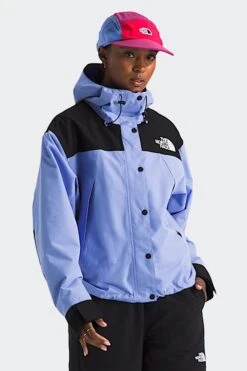 The North Face W MOUNTAIN WIND JACKET(Northface Womens Mountain Wind Jacket_virtual Blue Tnf Black)