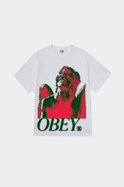 BLINDFOLD TEE(Obey Mens Blindfold Tee_white)