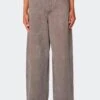 W DONOVAN PANT(Obey Womens Donovan 5 Pocket Pants_major Brown Wrinkle Wash) -Sporty Fashion obey25q3 0014 Layer4