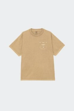 AROUND THE GLOBE TEE(Obey Mens Around The Globe Tee_pigment Light Khaki)