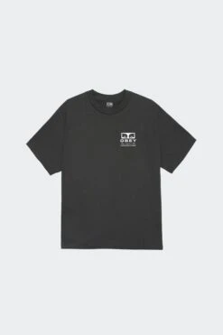PERMISSION TEE(Obey Mens Permission Tee_vintage Black)