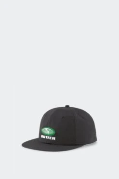 BUTTER GOODS CAP(Puma Mens Butter Goods Flatbrim Cap_black Amazon Green)