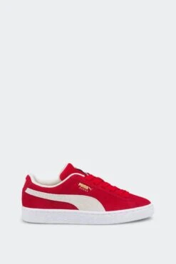 SUEDE CLASSIC XXI GS(Puma Big Kids Suede Classic Xxi_high Risk Red White)