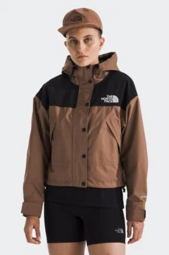 The North Face W REIGN ON JACKET(Northface Womens Reign On Jacket_latte Tnf Black)
