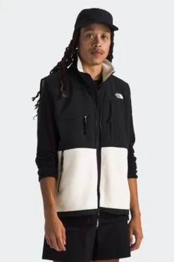 The North Face RETRO DENALI VEST(Northface Mens Retro Denali Vest_white Dune Tnf Black)