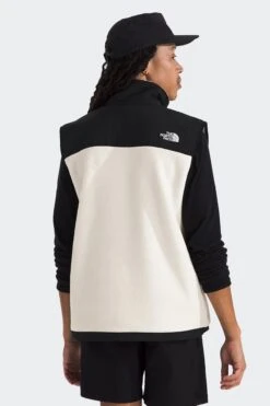 The North Face RETRO DENALI VEST(Northface Mens Retro Denali Vest_white Dune Tnf Black) -Sporty Fashion tnf 0013 NF0A88XJROU in White DuneTNF Black.png 4